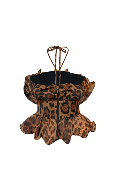 Biárriz Cheetah blouse top
