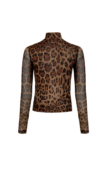 Colza Cheetah Blouse