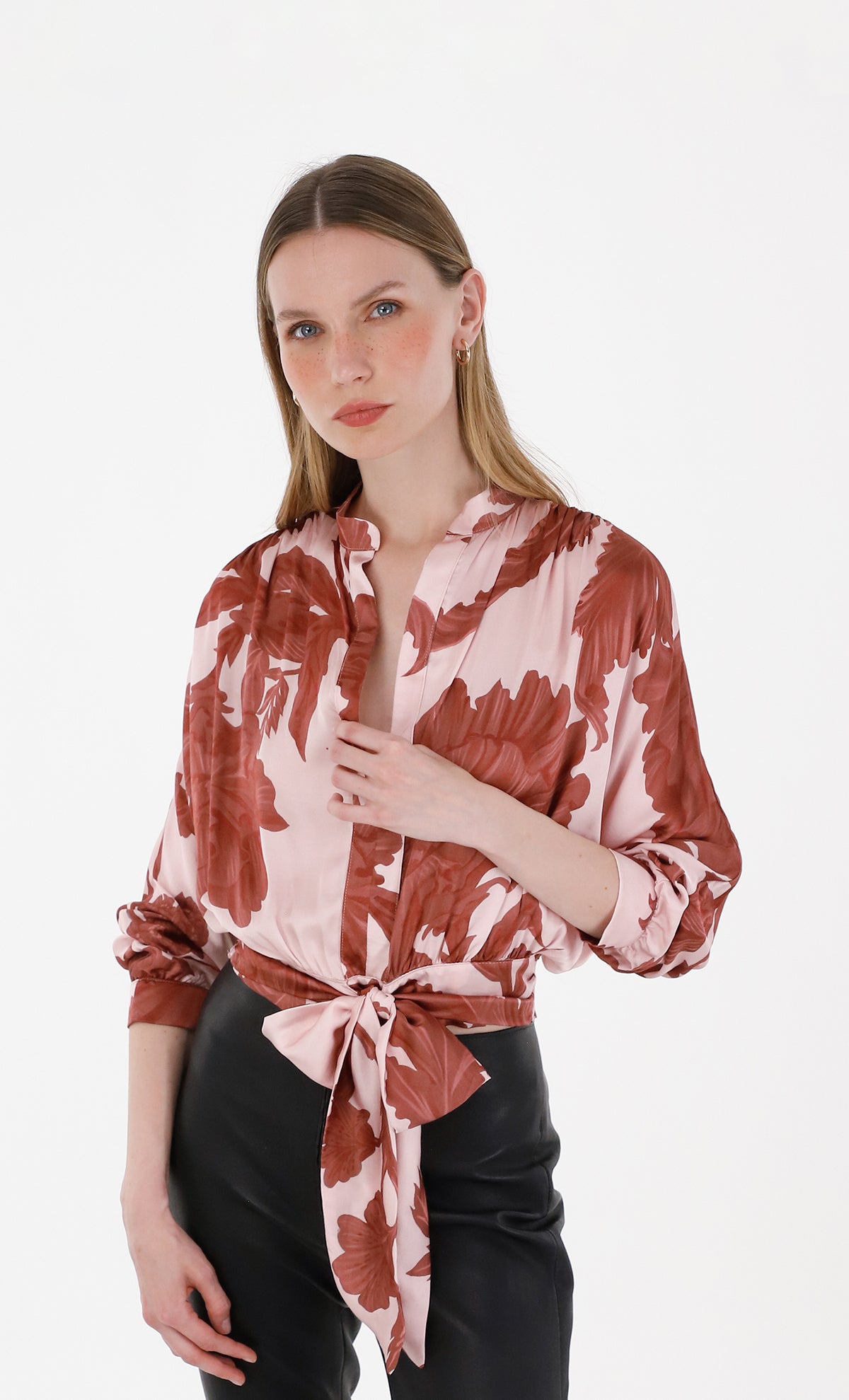 Rosso Blouse Top