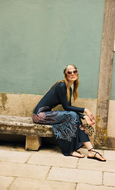 Budana Tiles maxi dress