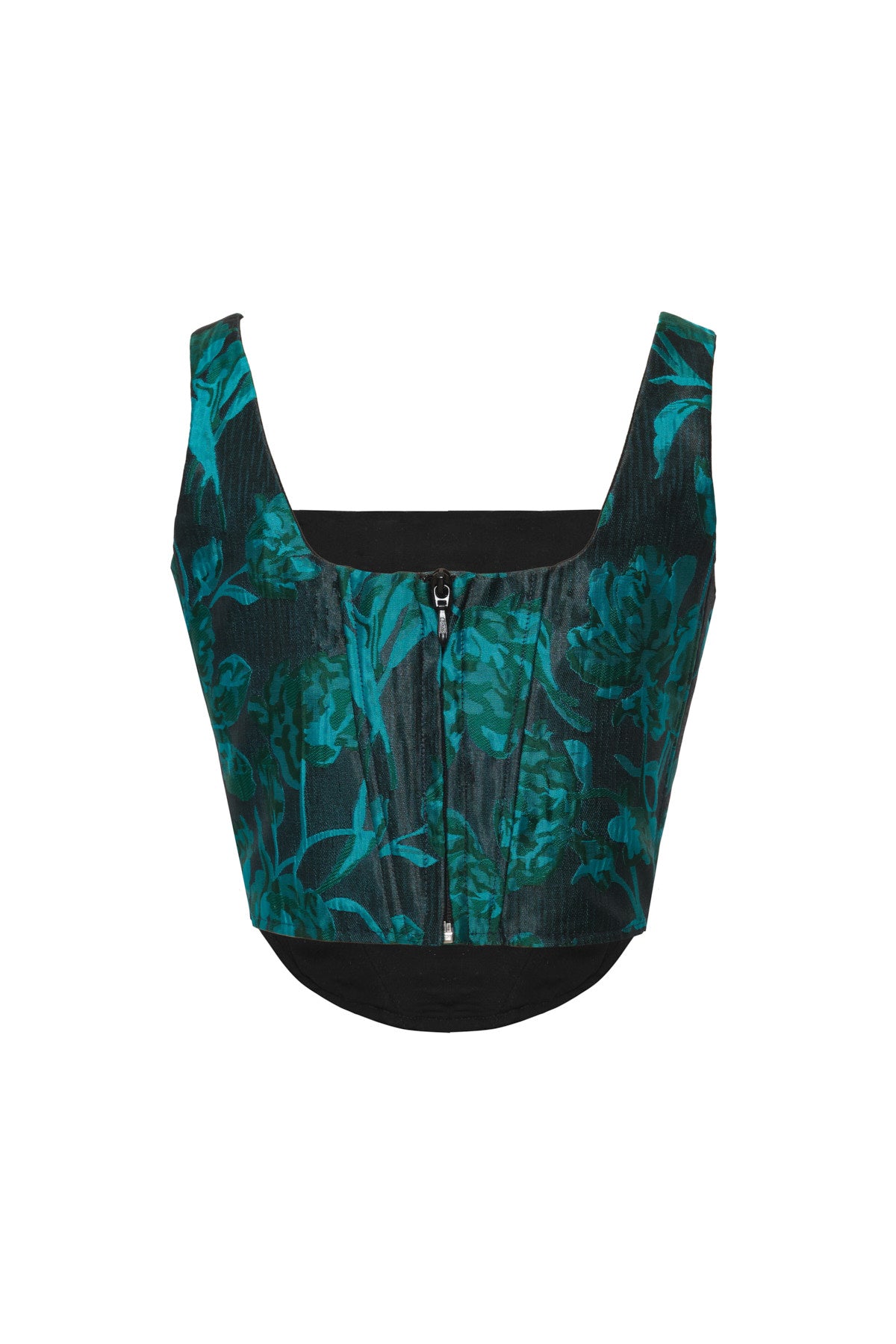 Tritoma Blue Crop Top