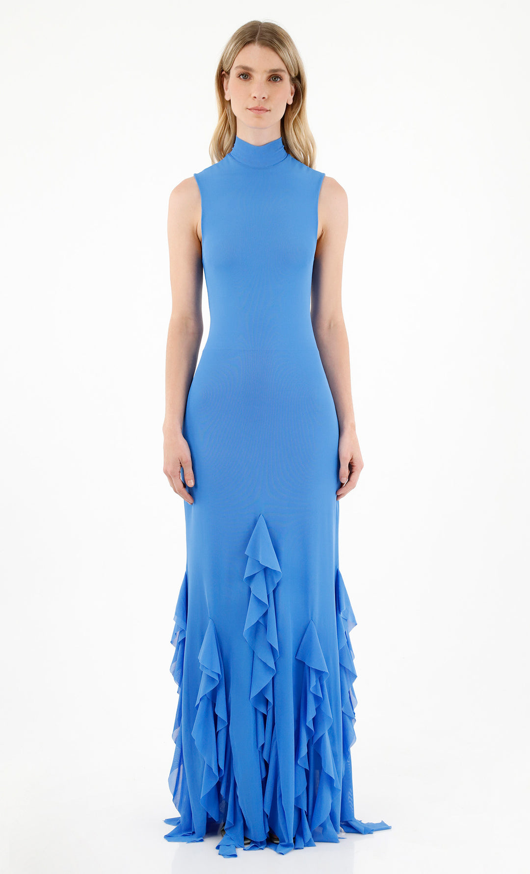 Aneta Blue Maxi Dress  Especia