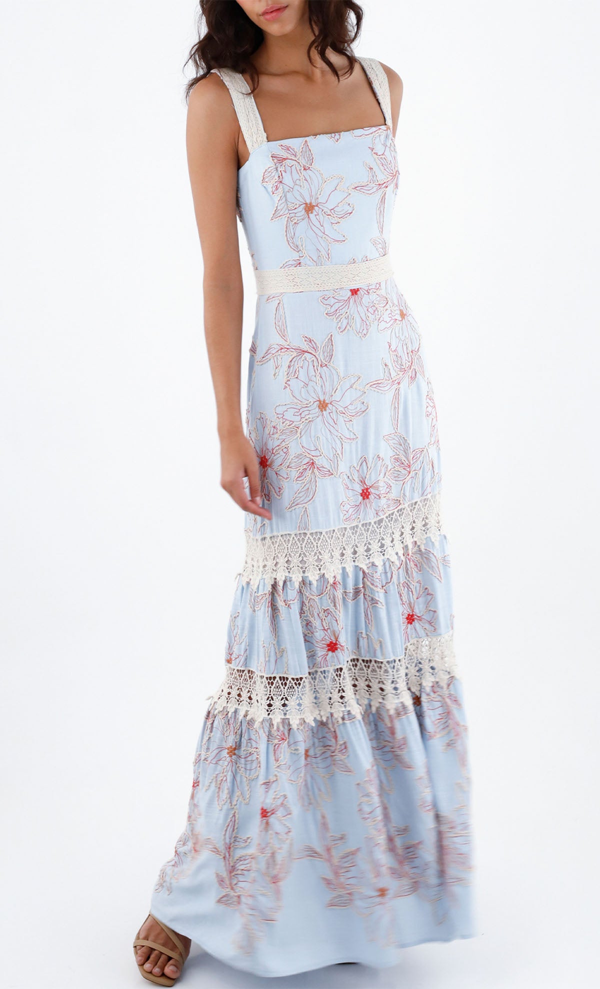 Plumeria Maxi Dress