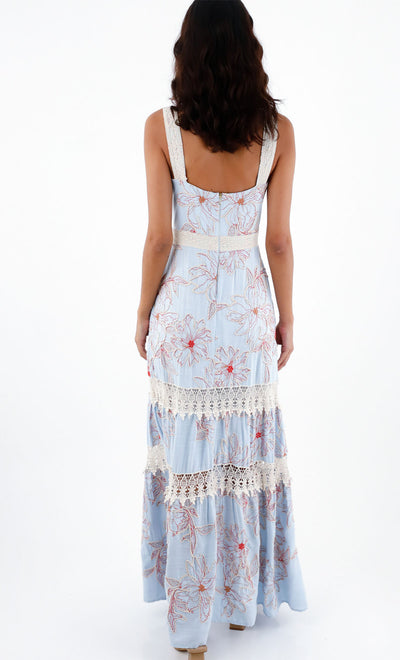 Plumeria Maxi Dress