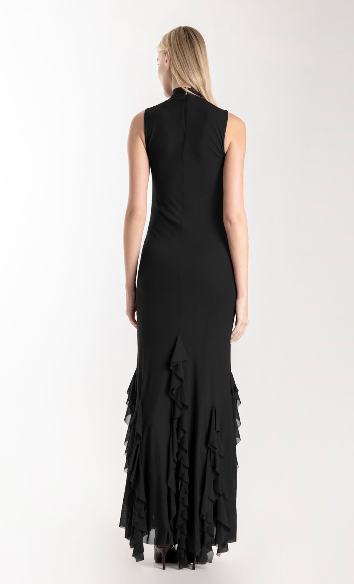 Aneta Black Maxi Dress