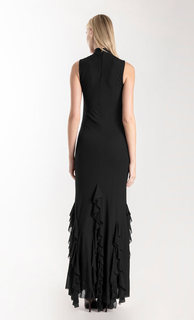 Aneta Black Maxi Dress