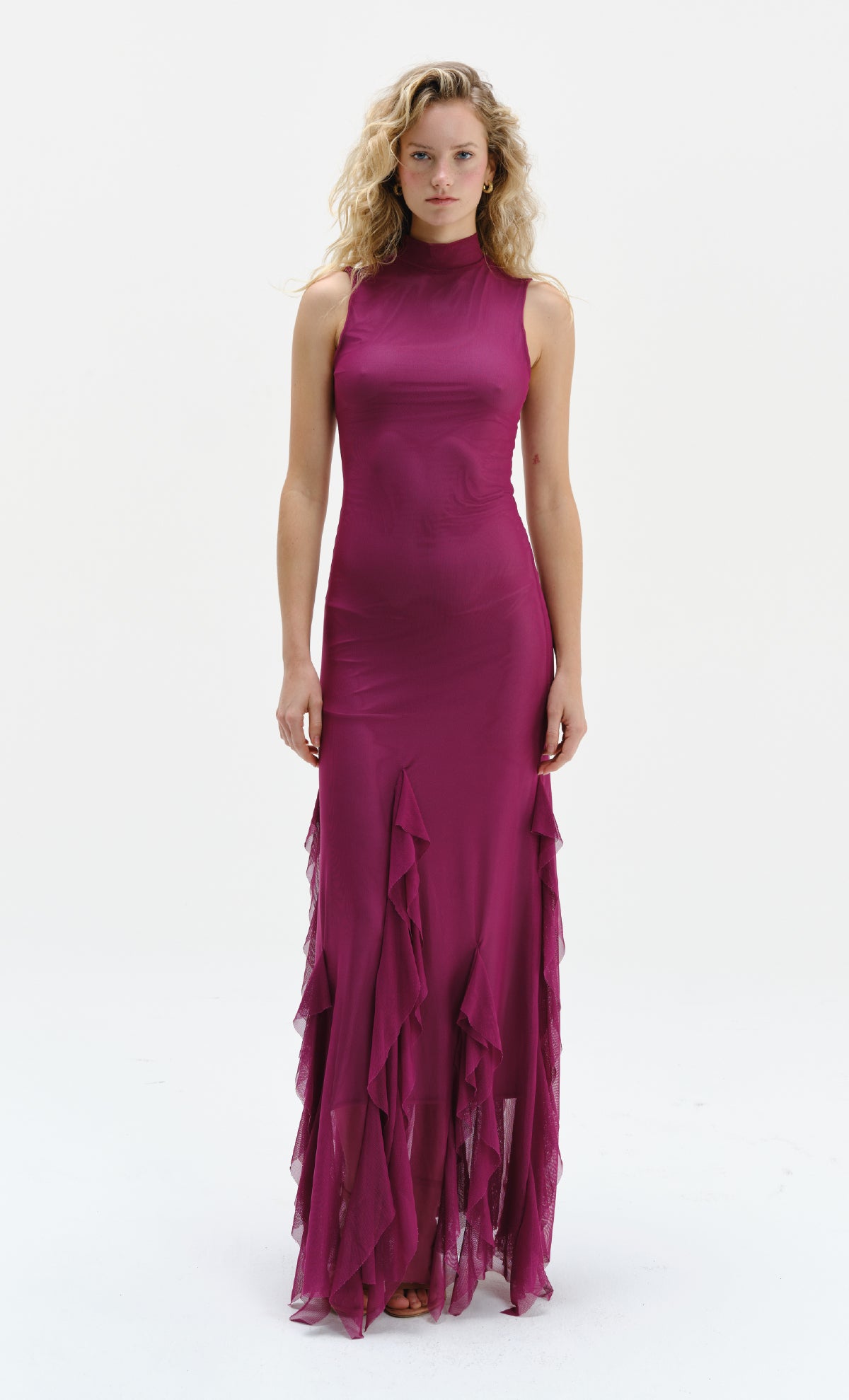 Aneta Mauve maxi dress – Especia
