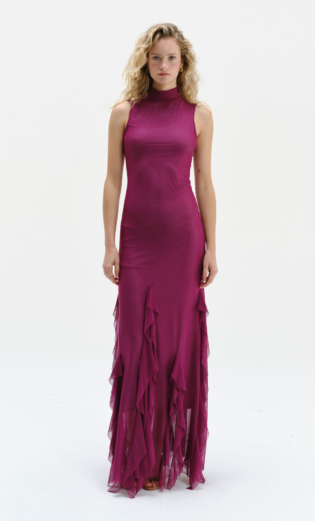 mauve fall dress Aneta maxi – Especia Shirt Size:22