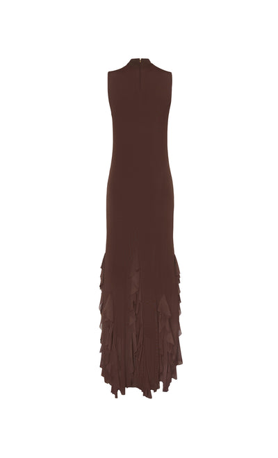 Aneta Chocolate maxi Dress for Women