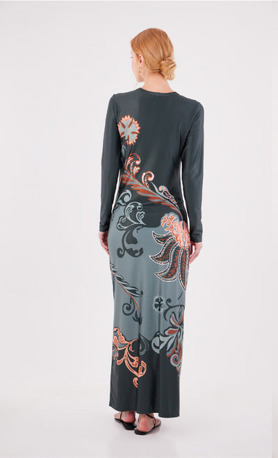 Budana Tiles maxi dress