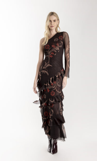 Glowvine Arabesque maxi Dress for Women