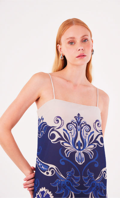 Java Tiles maxi dress