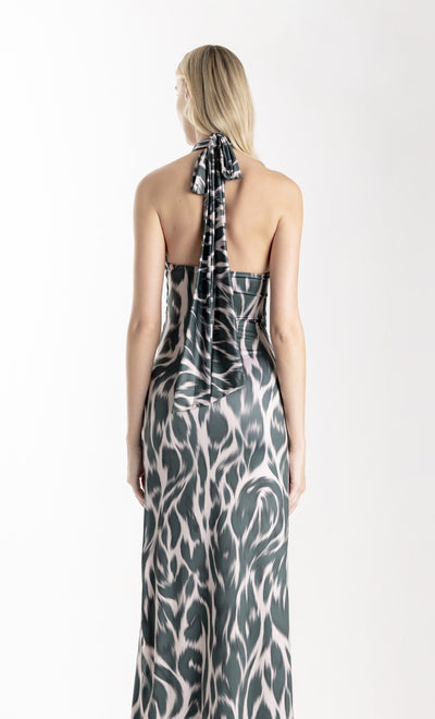 Kim Leopard maxi Dress for Women