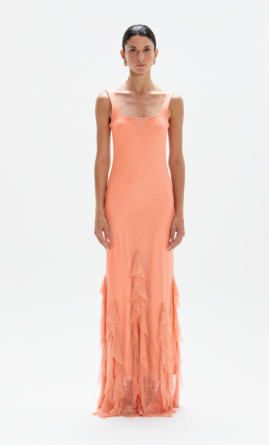 Radiant Peach maxi dress – Especia
