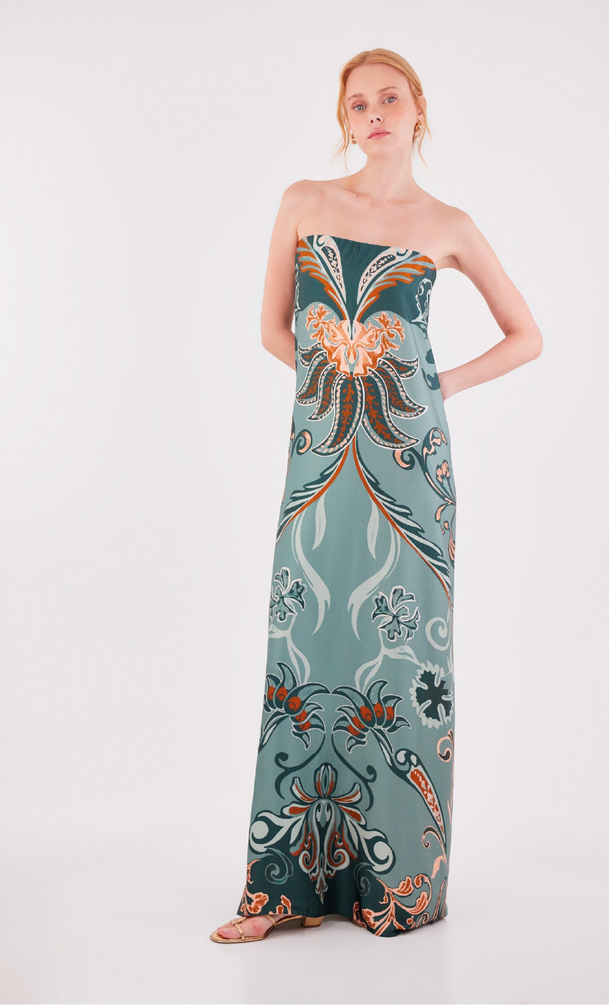 Solanum Tiles Maxi dress