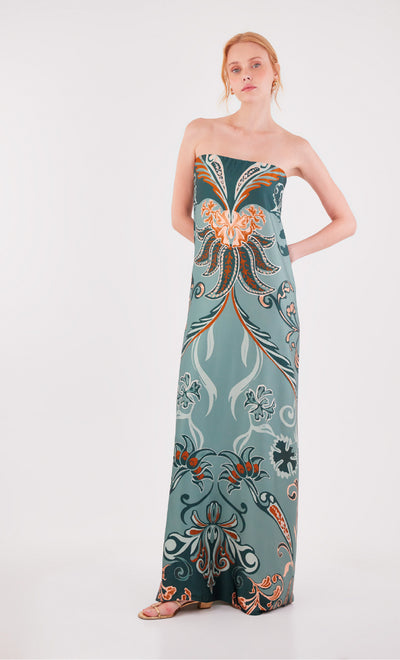 Solanum Tiles Maxi dress