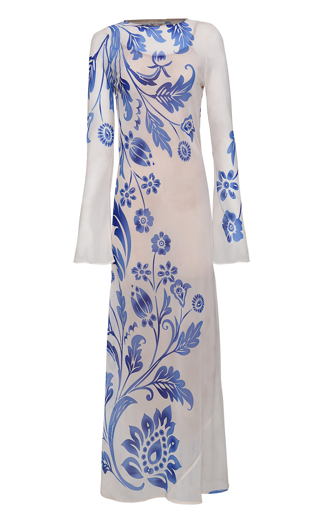 venomous sheer maxi dress especia Venomous Blue maxi dress Especia