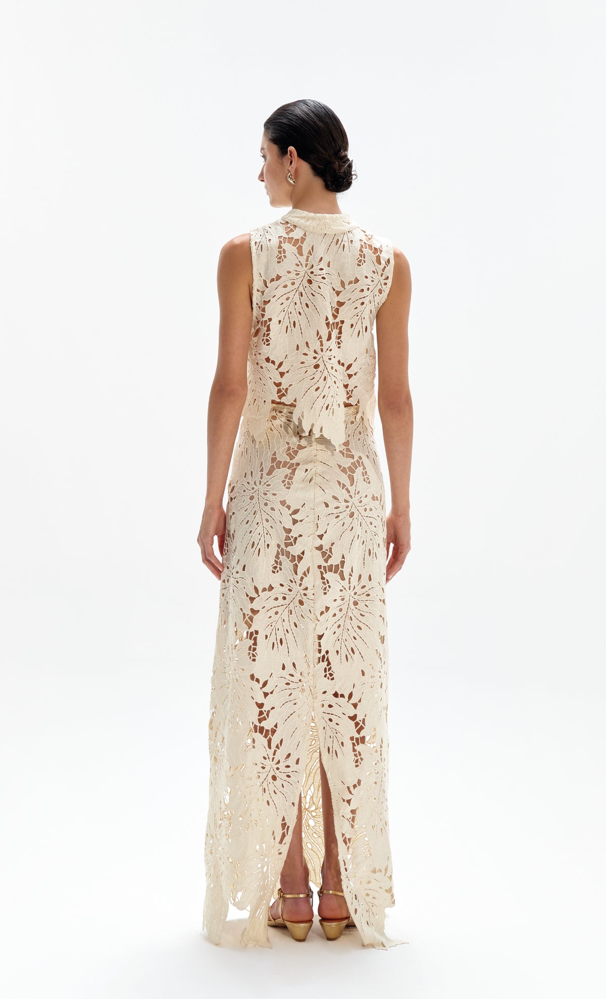 Lantana Butter Maxi Skirt