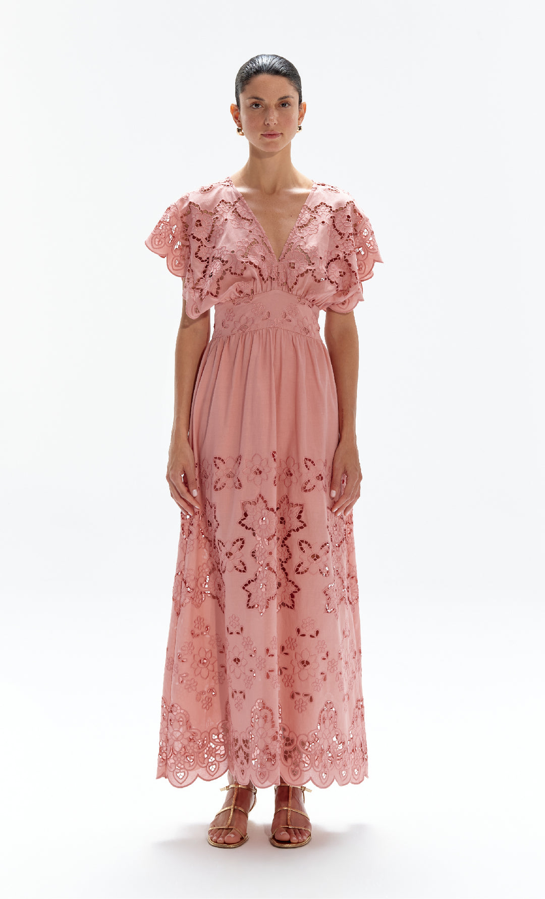 Juliana Coral midi dress – Especia