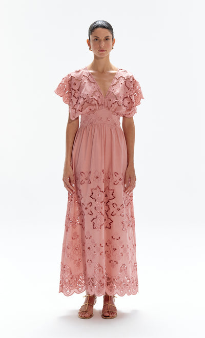 Juliana Coral midi dress Especia Juliana Coral midi dress Especia