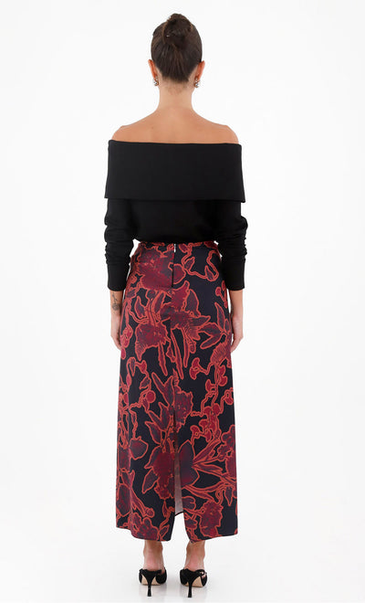 Heat Midi Skirt