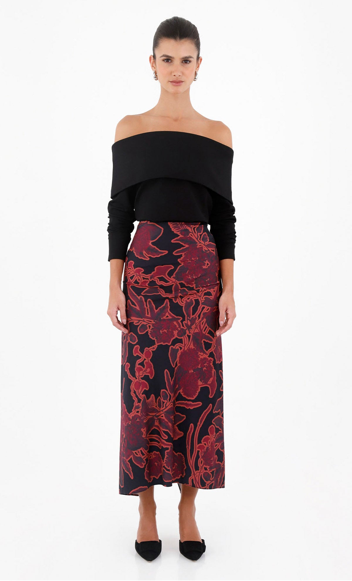 Heat Midi Skirt