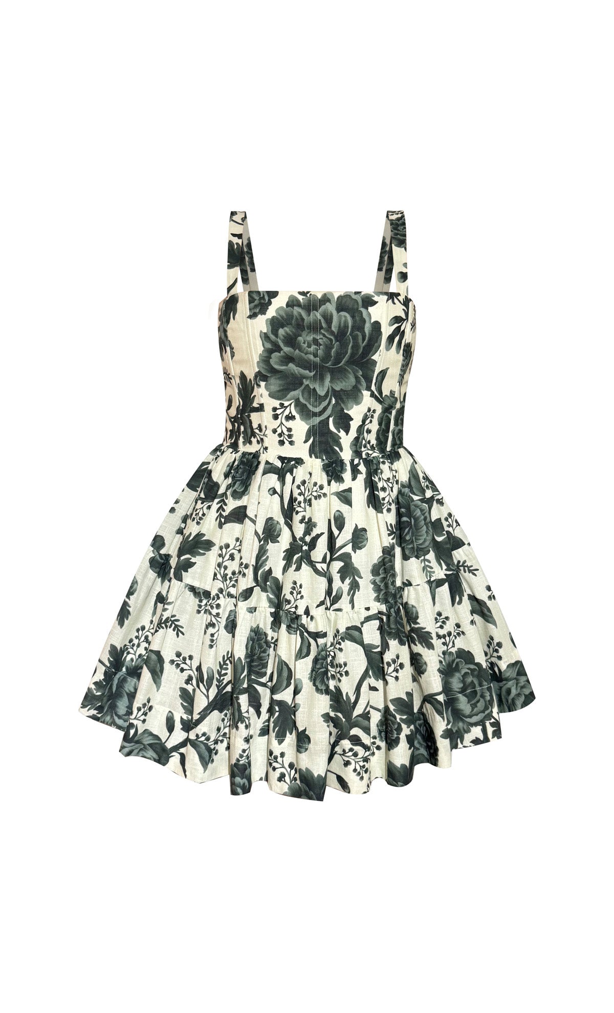 Arvensis Olive mini dress