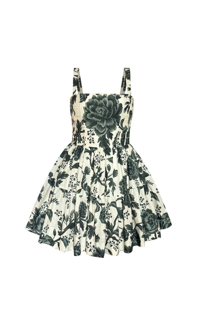 Arvensis Olive mini dress