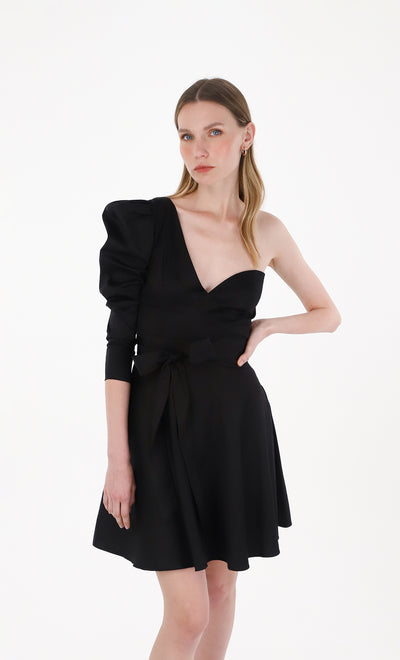 Boreal Black Mini Dress