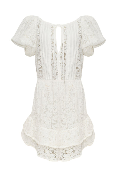 Wisteria Off White Mini Dress