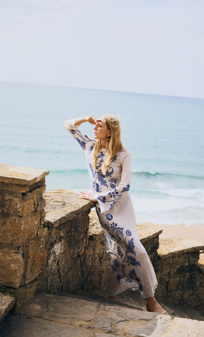 Venomous Blue maxi dress – Especia
