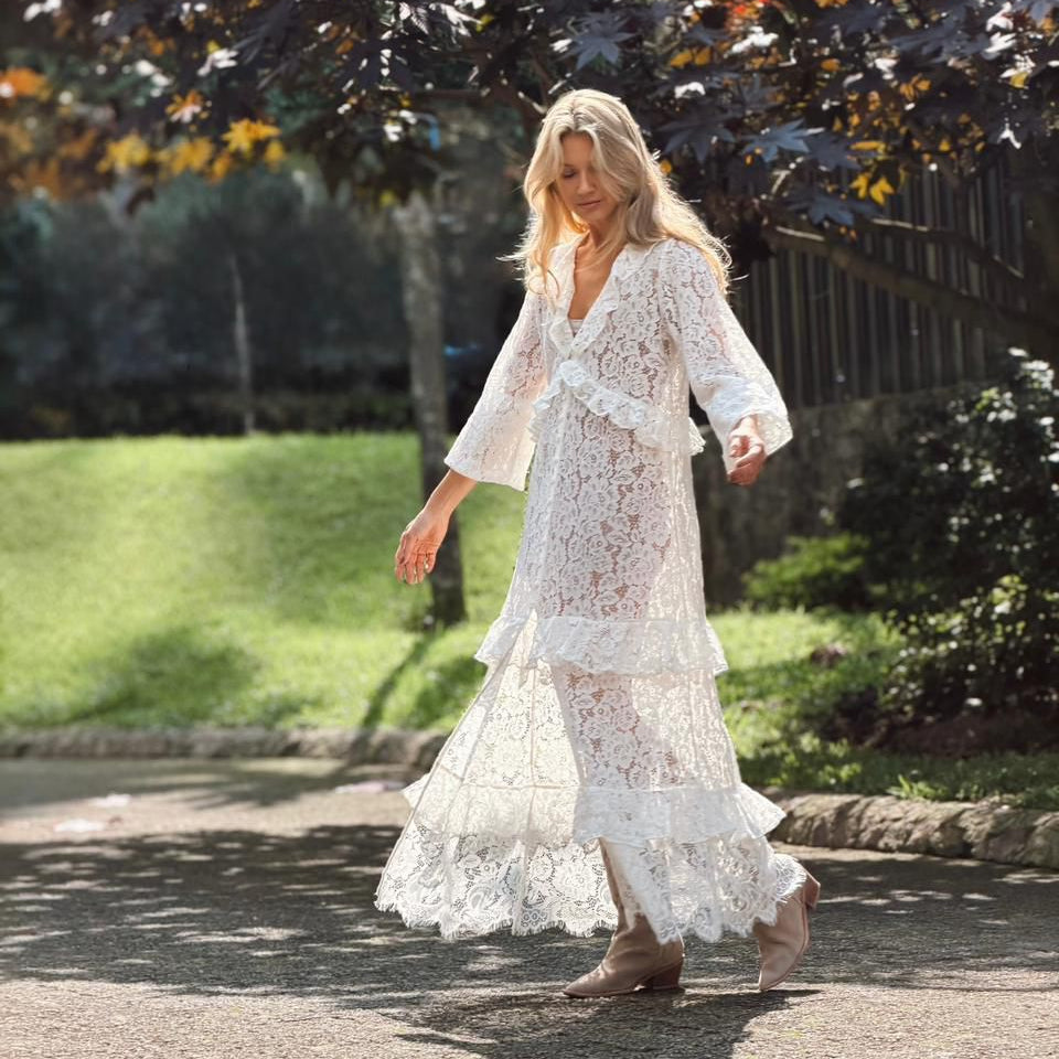 chinese dress ladies Giovanna Linen Maxi Dress main image 0